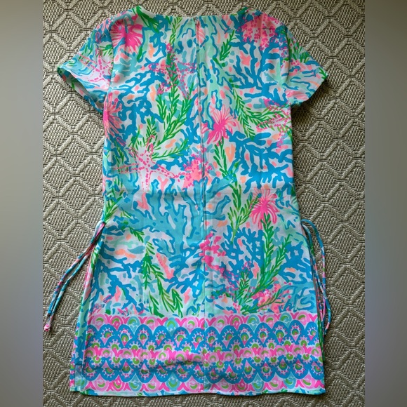 🌟NEW🌟 Lilly Pulitzer Sz 2 coral Bay engineered romper - Picture 7 of 9